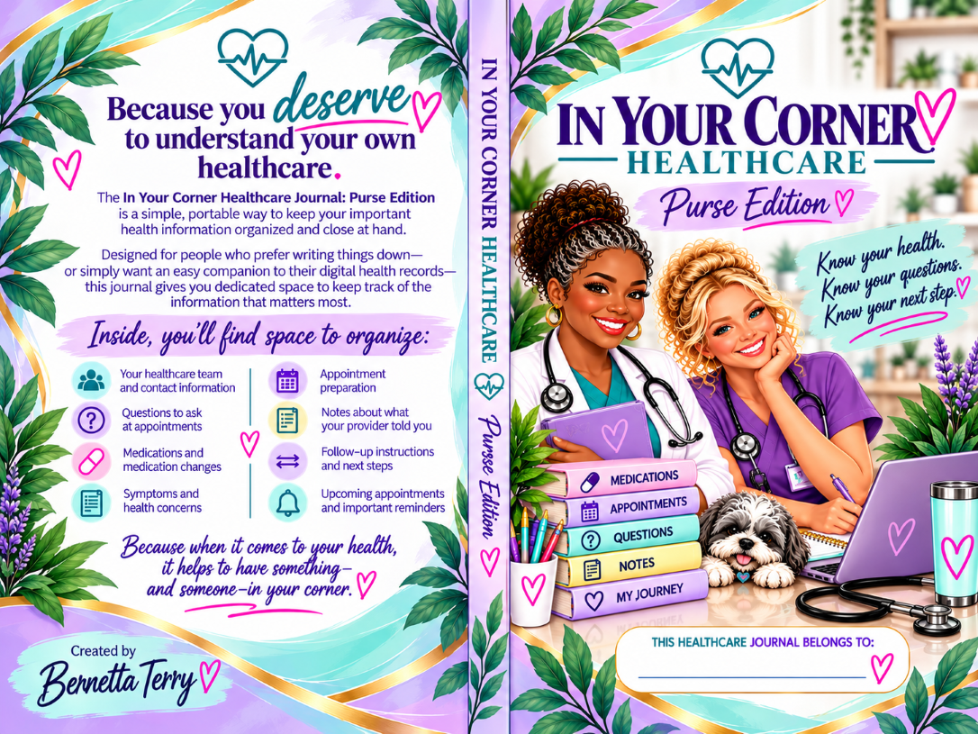 In Your Corner Healthcare Journal — 6×9 Purse Edition